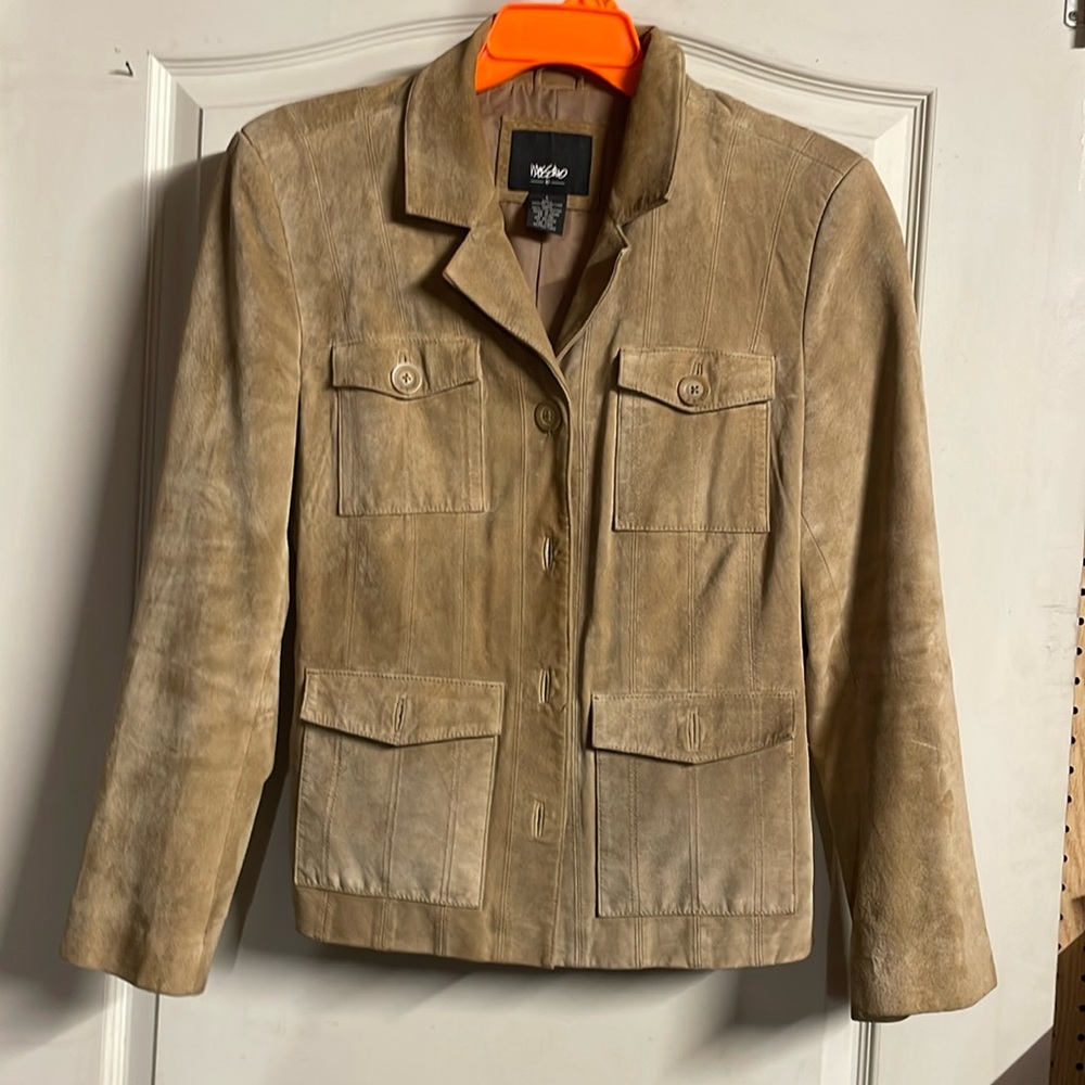 Women’s genuine, leather lined jacket size large smoke free home